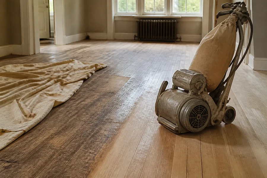 Problems and repairs — Dutch oak flooring reference image